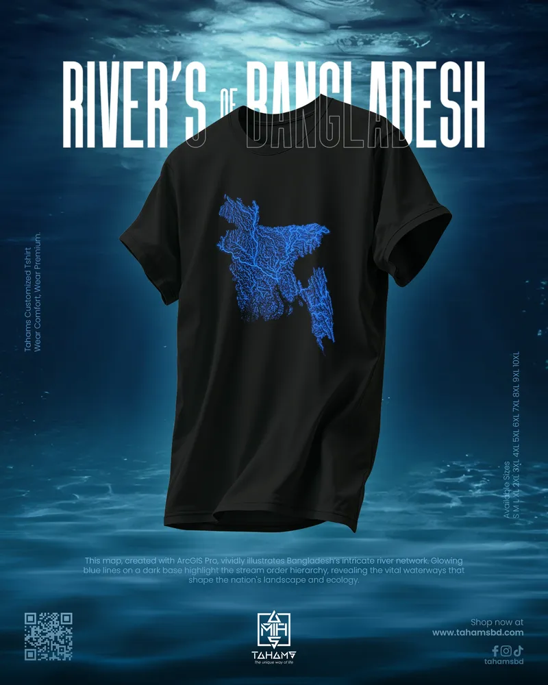 Bangladesh Map Customized T-shirt